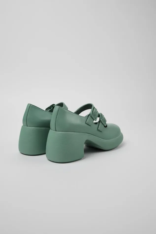 Formal Shoes Women Camper Thelma Green Leather Shoes Formal Shoes Women Camper Thelma Green Leather Shoes