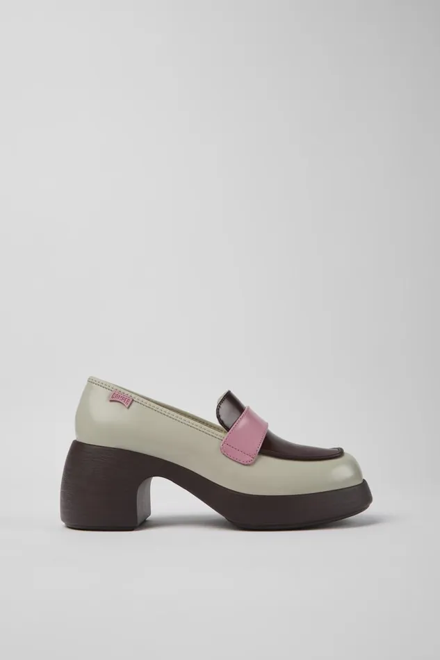 Formal Shoes Women Camper Twins Multicolored Leather Shoes