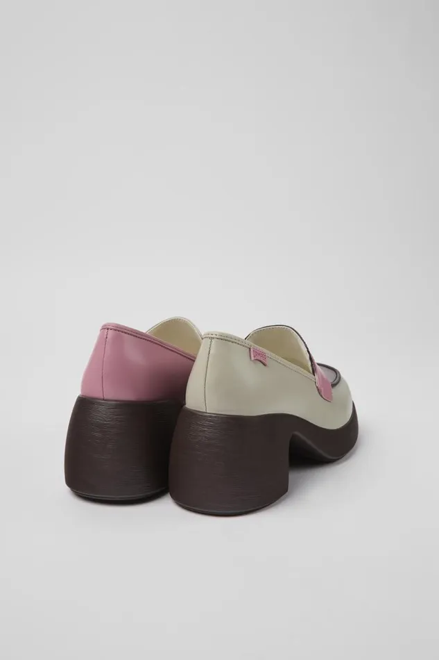 Formal Shoes Women Camper Twins Multicolored Leather Shoes