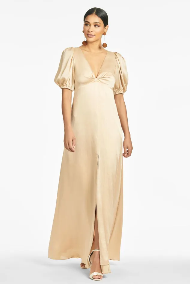 Formal Women Sachin and Babi Alli Gown 8211 Champagne