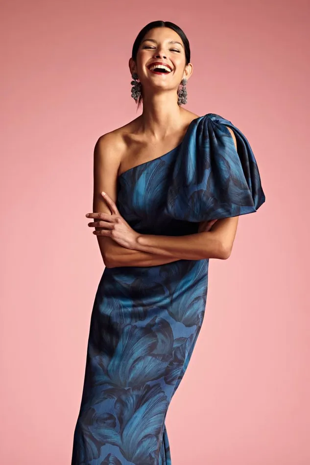 Formal Women Sachin and Babi Chelsea Gown 8211 Tonal Petal