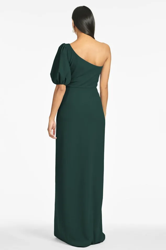Formal Women Sachin and Babi Nadia 4Way Stretch Crepe Gown 8211 Emerald