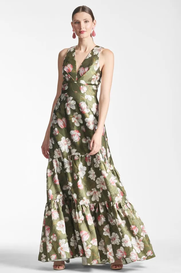 Formal Women Sachin and Babi Rori Gown 8211 Moss Magnolia