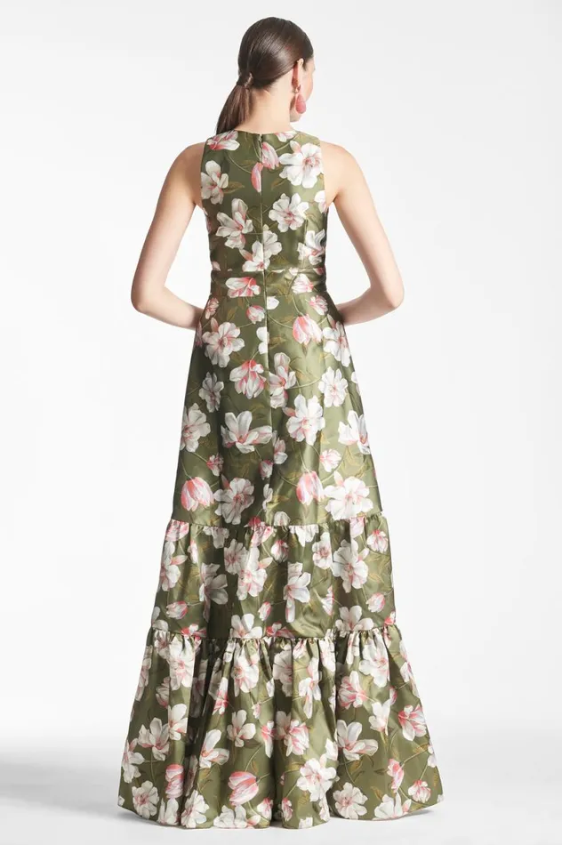 Formal Women Sachin and Babi Rori Gown 8211 Moss Magnolia
