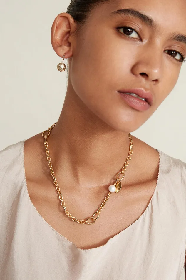 Frances Short Necklace Yellow Gold Women Chan Luu Necklaces