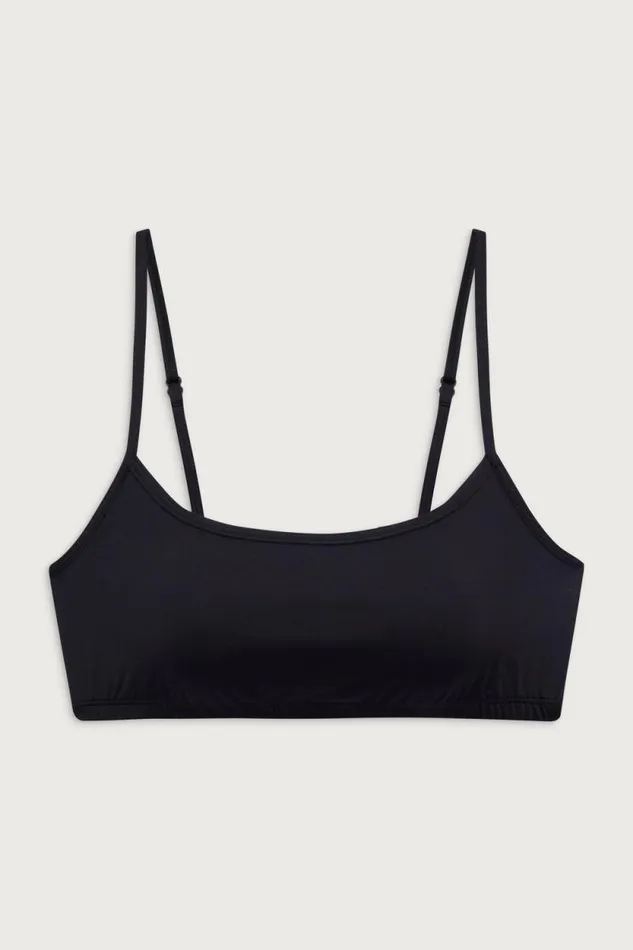 Frankies Bikinis Bikinis Women Bay View Bralette Bikini Top Black
