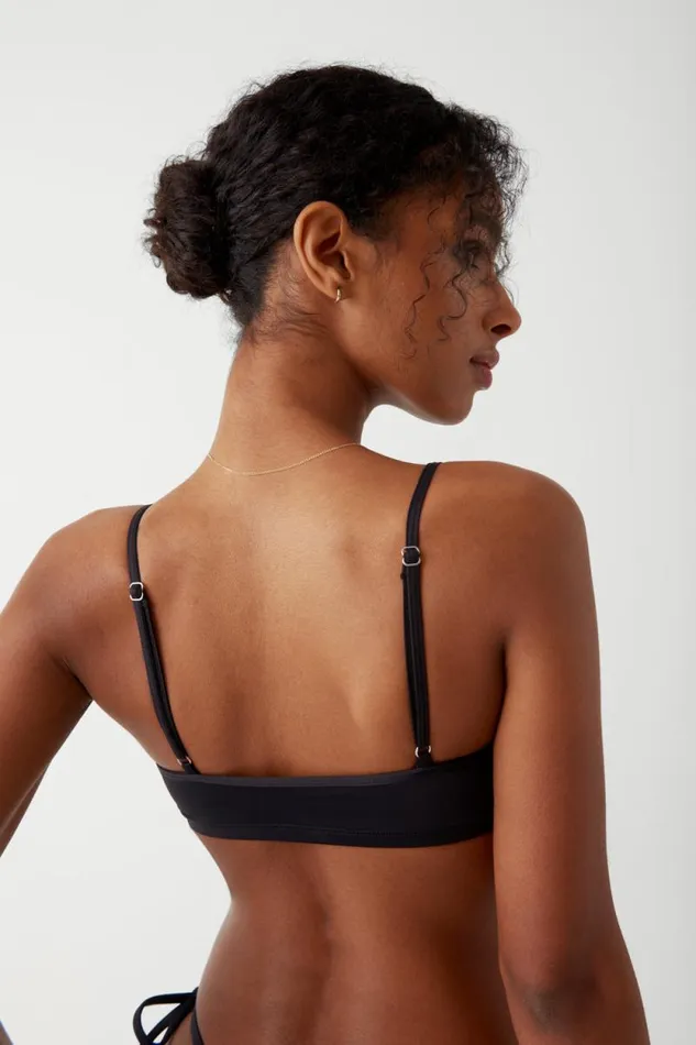 Frankies Bikinis Bikinis Women Bay View Bralette Bikini Top Black