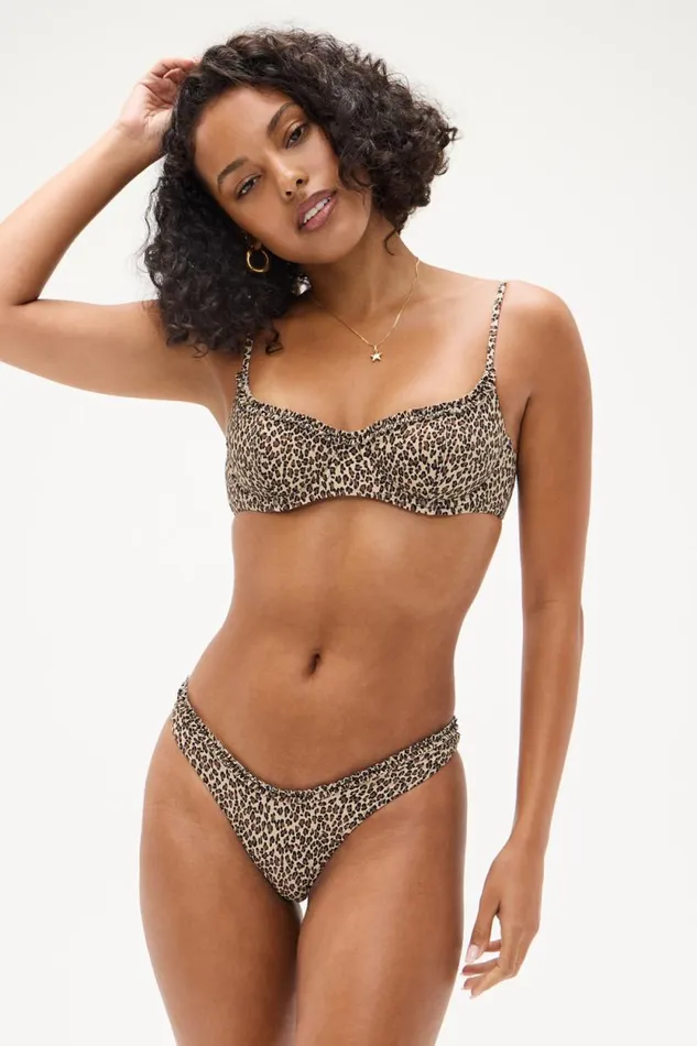 Frankies Bikinis Bikinis Women Full Moon Micro Bikini Bottom Baby Leopard