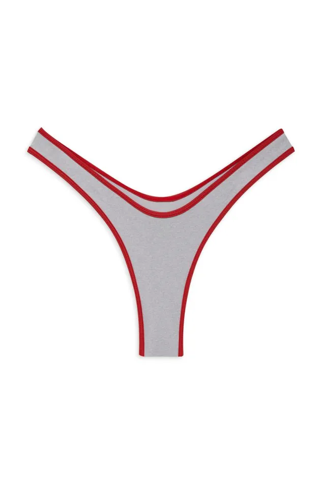 Frankies Bikinis Bikinis Women Full Moon Micro Bikini Bottom Cherry Mint