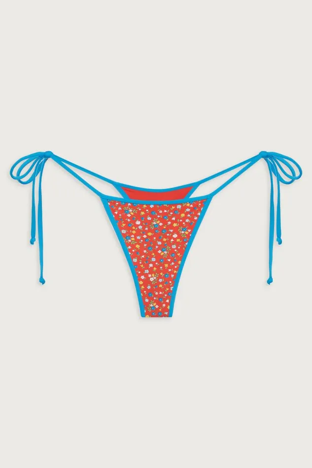 Frankies Bikinis Bikinis Women Hazel Floral Skimpy Bikini Bottom Seaside Farm