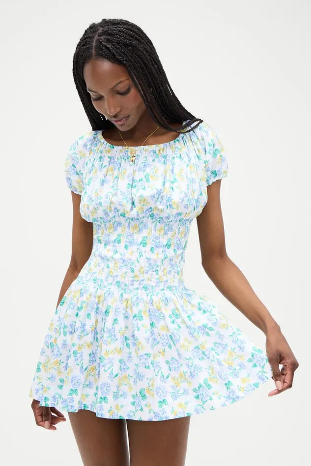 Frankies Bikinis Dresses Women Sadie Mini Dress Coastal Floral