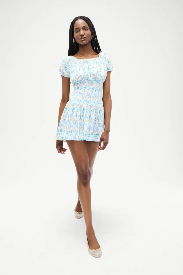 Frankies Bikinis Dresses Women Sadie Mini Dress Coastal Floral