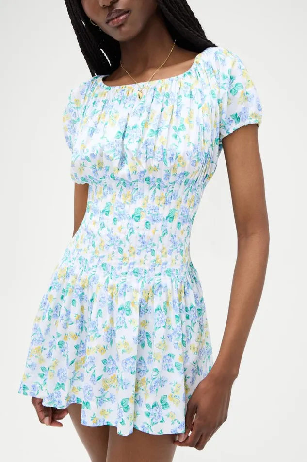 Frankies Bikinis Dresses Women Sadie Mini Dress Coastal Floral