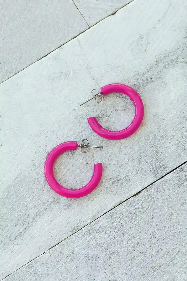 Gemma Earrings In Pink 8211 FINAL SALE Pink Women Bohme Jewelry