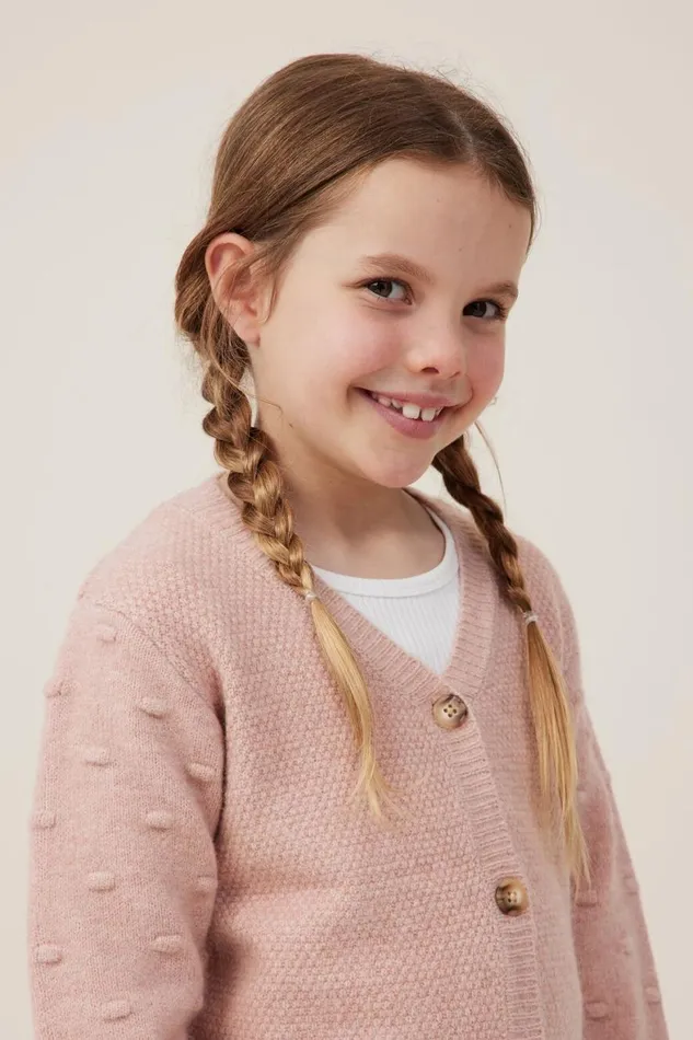 Girls 214 Jackets and Sweaters Cotton On Suzie Cardigan Zephyr Marle