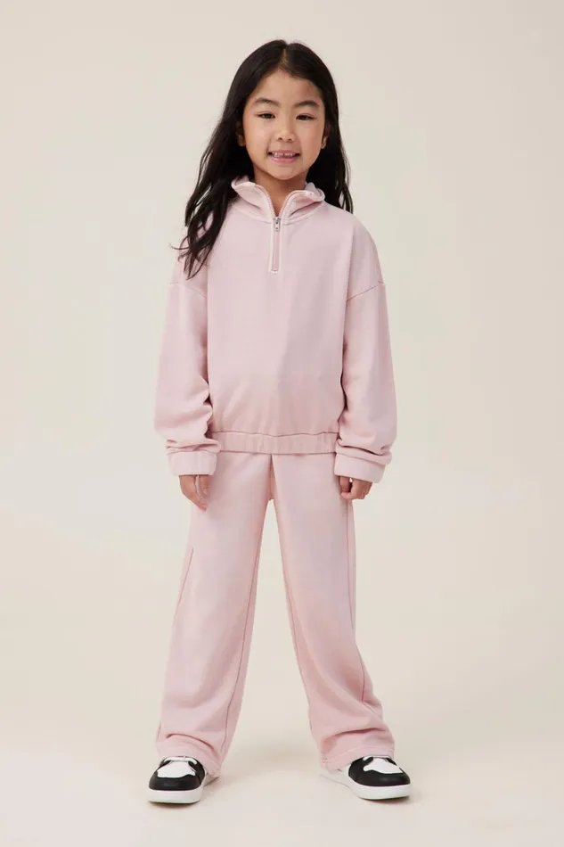Girls 214 Sweatshirts and Sweatpants Cotton On Naomi Half Zip Pullover Zephyr