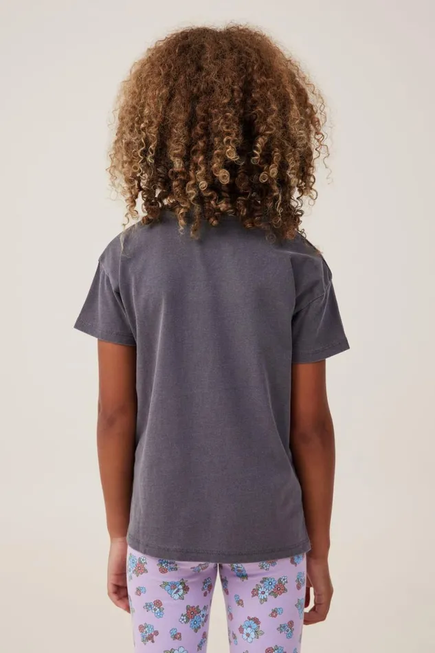 Girls 214 Tops and TShirts Cotton On Poppy Short Sleeve Print Tee Rabbit Greychance Of Awesome