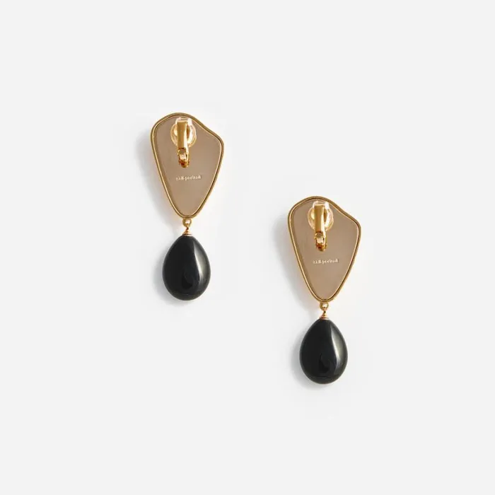 Gold Droplet Earrings Women Self Portrait Accessories