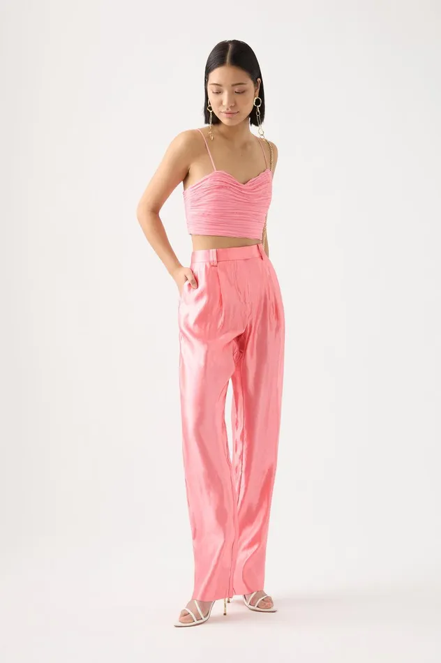 Gracious Pant Ballet Pink Women Aje Pants
