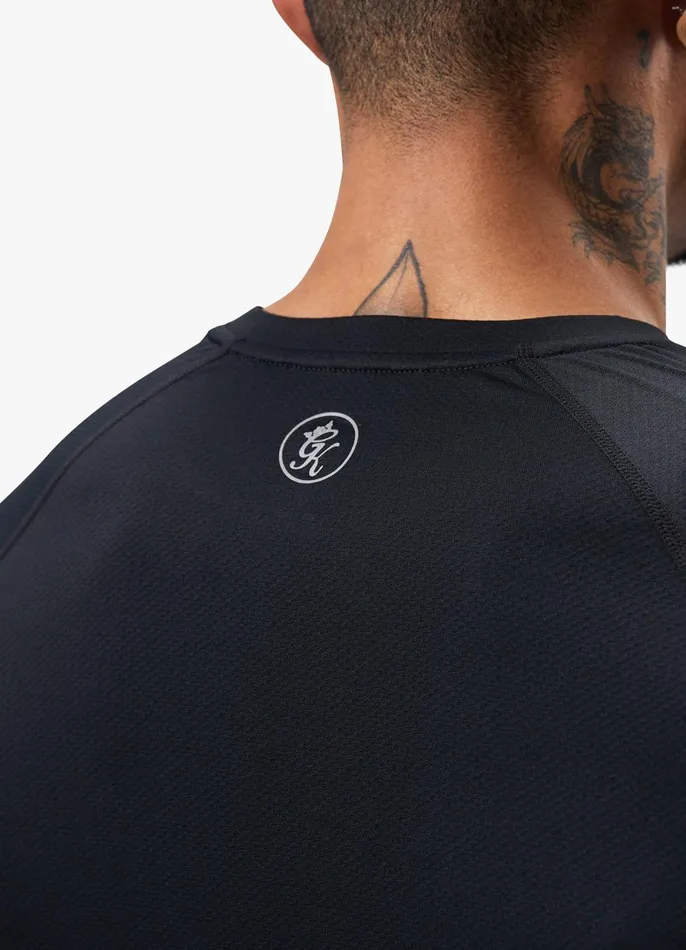 Gym King Gymwear Men Energy LS Tee Black
