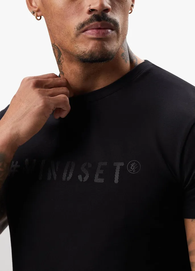 Gym King Gymwear Men Mindset Jersey Tee 8211 Black