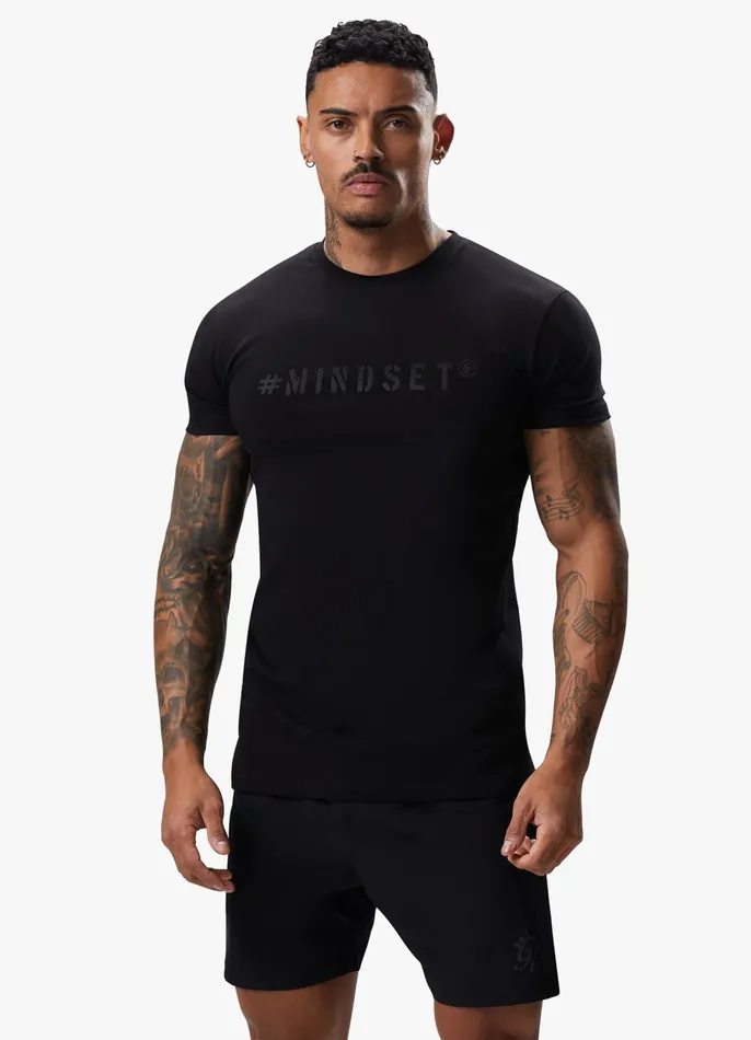 Gym King Gymwear Men Mindset Jersey Tee 8211 Black