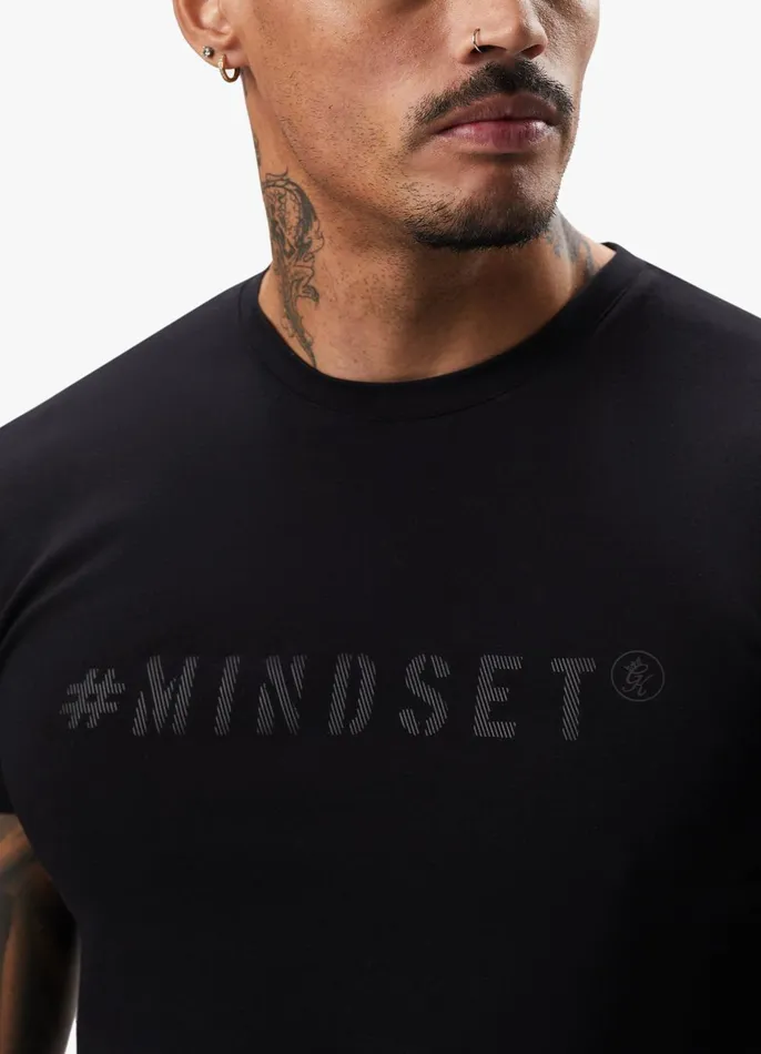 Gym King Gymwear Men Mindset Jersey Tee 8211 Black