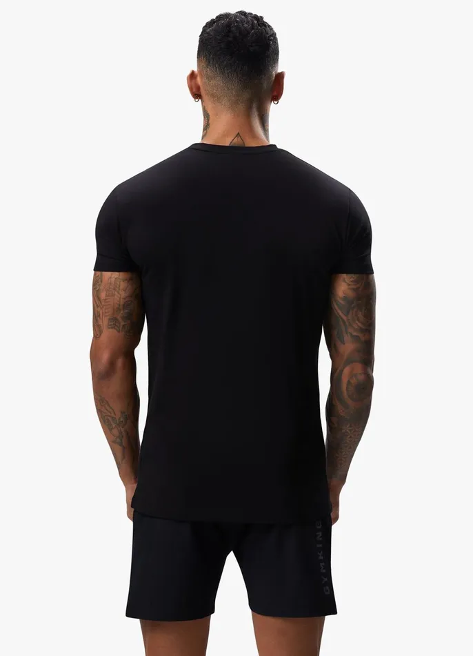 Gym King Gymwear Men Mindset Jersey Tee 8211 Black