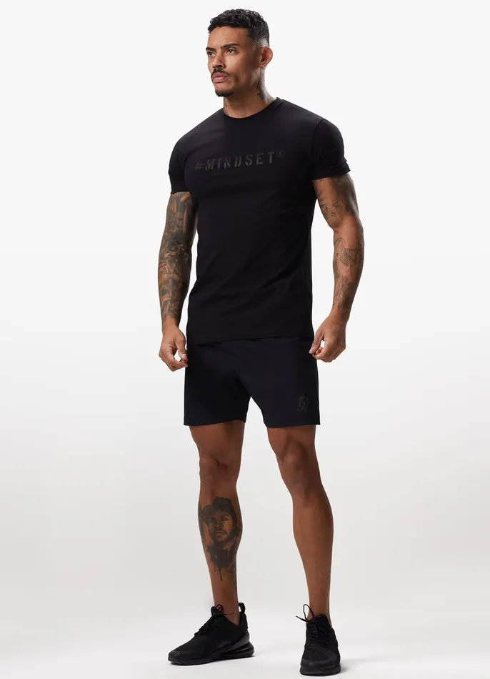 Gym King Gymwear Men Mindset Jersey Tee 8211 Black