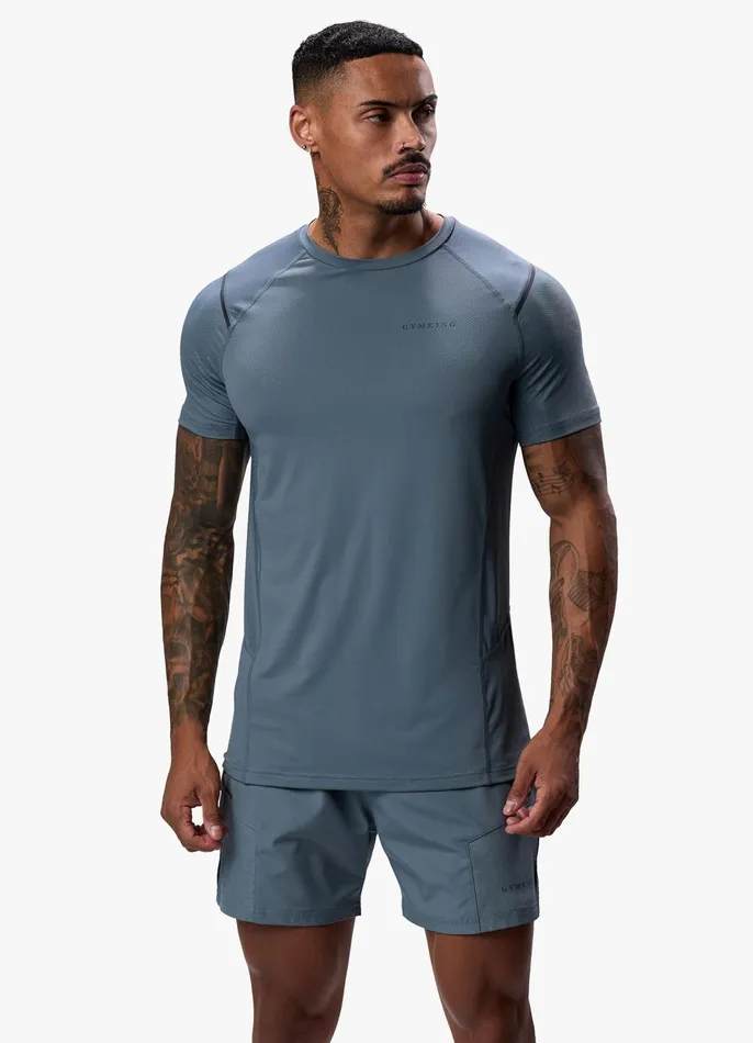 Gym King Gymwear Men Unity Tee 8211 Storm Blue