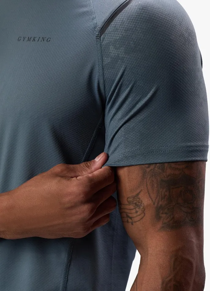 Gym King Gymwear Men Unity Tee 8211 Storm Blue