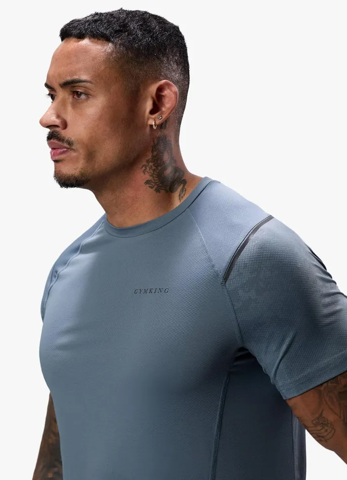 Gym King Gymwear Men Unity Tee 8211 Storm Blue