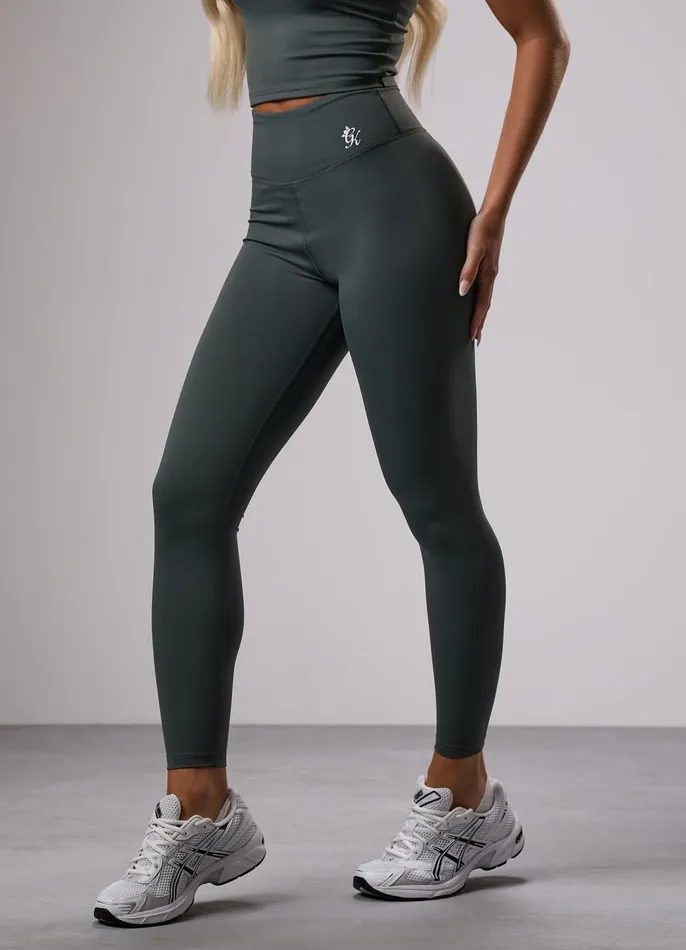Gym King Gymwear Women 365 Legging 8211 Green Smoke