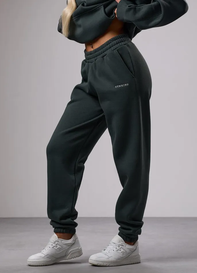 Gym King Joggers Women 365 Boyfriend Jogger 8211 Green Smoke