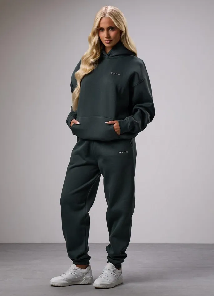 Gym King Joggers Women 365 Boyfriend Jogger 8211 Green Smoke