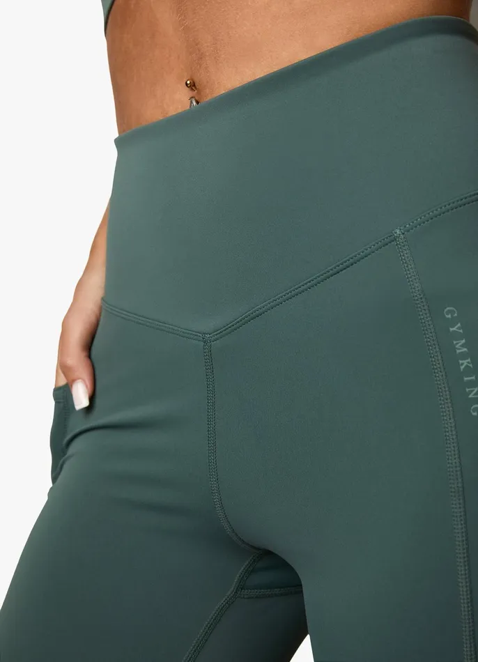 Gym King Leggings Women Incline Legging 8211 Willow Green