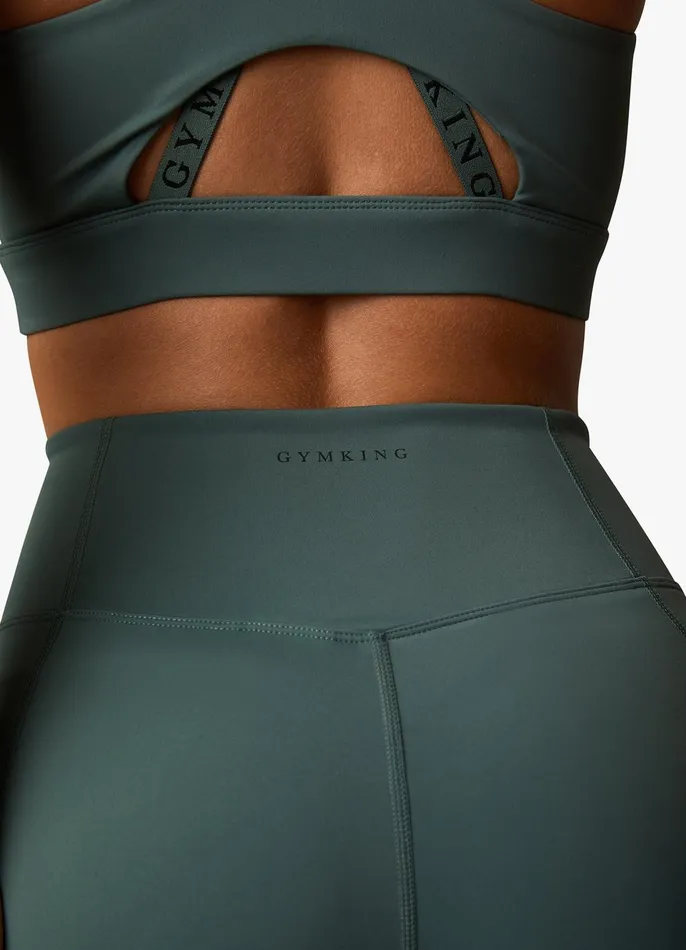 Gym King Leggings Women Incline Legging 8211 Willow Green