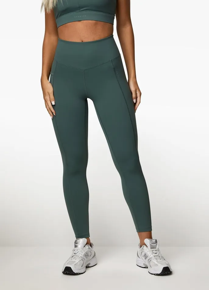 Gym King Leggings Women Incline Legging 8211 Willow Green