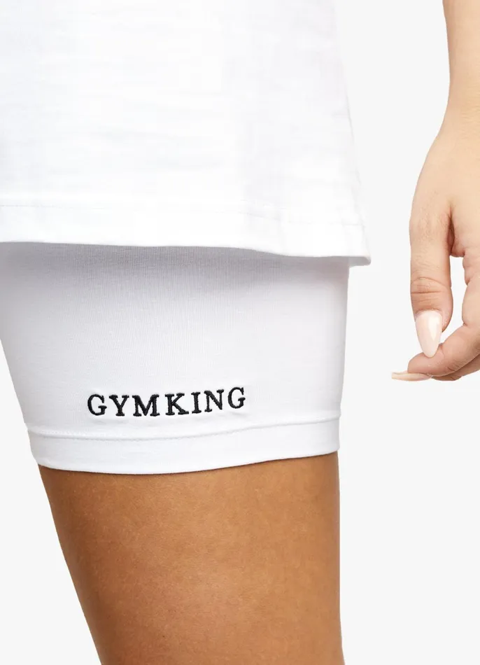 Gym King Shorts Women Linear Short 8211 White