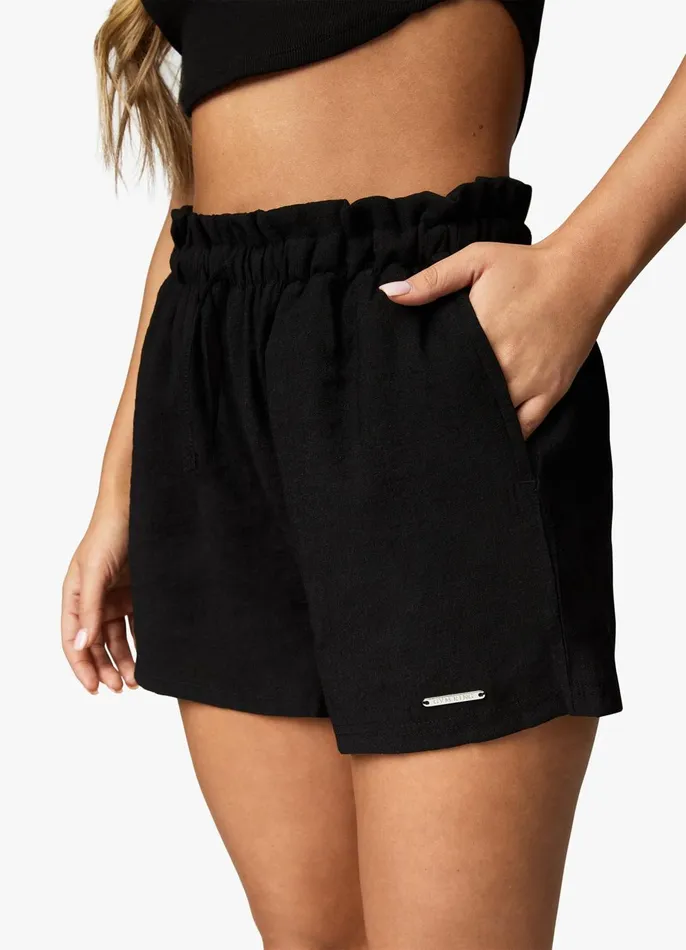 Gym King Shorts Women Signature Woven Short 8211 Black
