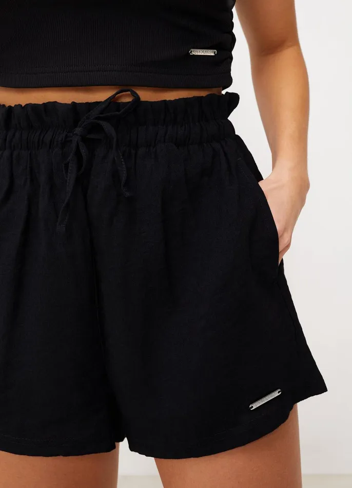 Gym King Shorts Women Signature Woven Short 8211 Black
