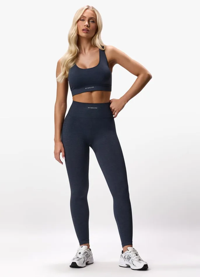 Gym King Sports Bras Women Results 20 Seamless Cross Over Bra 8211 Midnight Blue