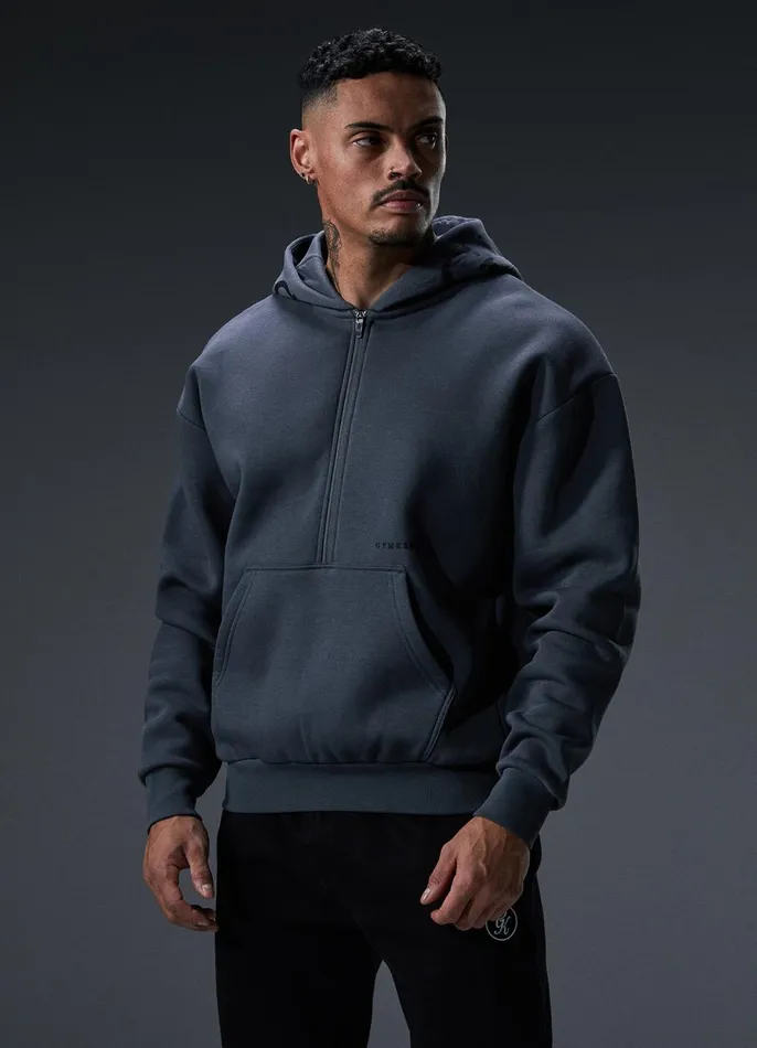 Gym King Sweatshirts and Hoodies Men Alpha 12 Zip Hood 8211 Graphite