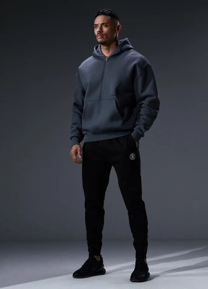 Gym King Sweatshirts and Hoodies Men Alpha 12 Zip Hood 8211 Graphite