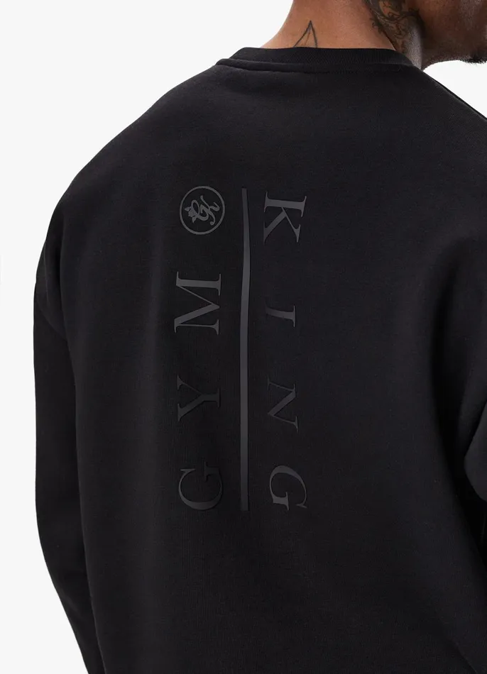 Gym King Sweatshirts and Hoodies Men Division Crew 8211 Black