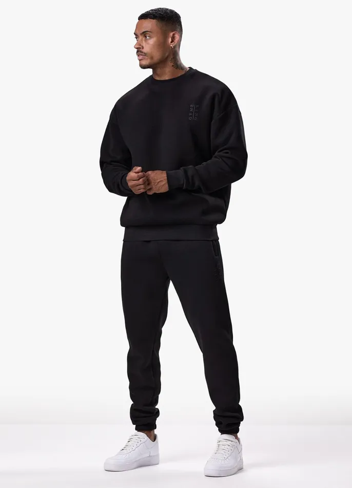 Gym King Sweatshirts and Hoodies Men Division Crew 8211 Black