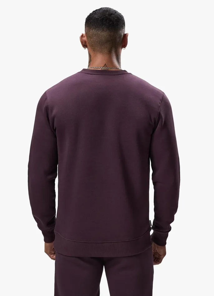 Gym King Sweatshirts and Hoodies Men Fundamental Crew 8211 Deep Plum