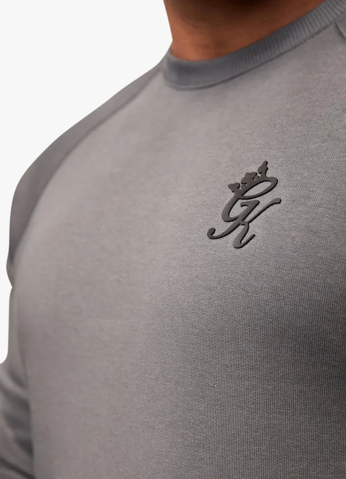 Gym King Sweatshirts and Hoodies Men Premium Taped Crew 8211 Grey