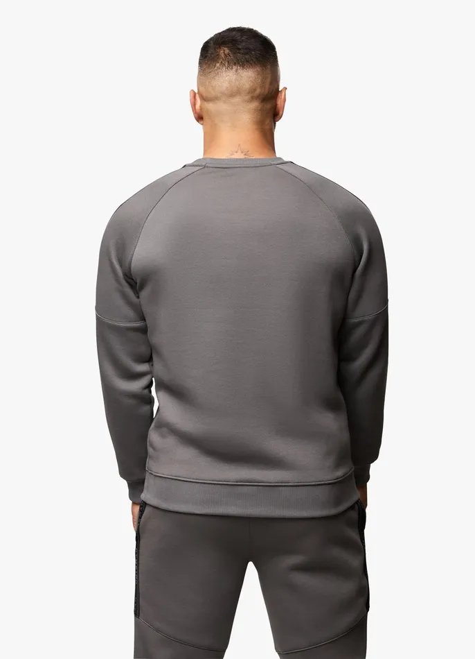 Gym King Sweatshirts and Hoodies Men Premium Taped Crew 8211 Grey