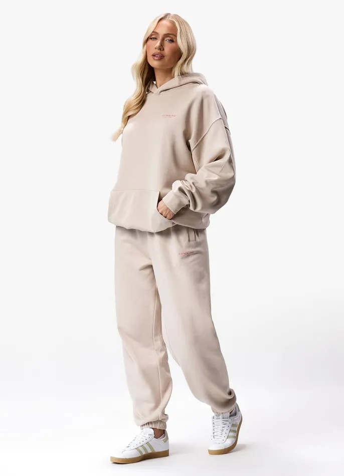 Gym King Sweatshirts and Hoodies Women Established Relaxed Fit Hood 8211 Clay